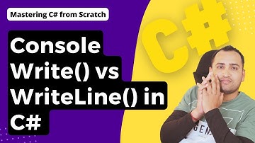 Difference between Console.Write and Console.WriteLine in C# | C# Tutorial for Beginners