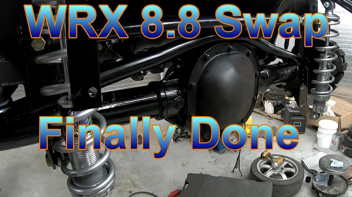 Finale assembly on the 8.8 swap. Ls swapped WRX #42