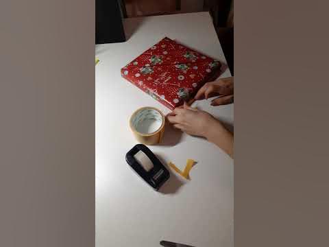Упаковка новогоднего подарка. #упаковкаподарков #подарки - YouTube
