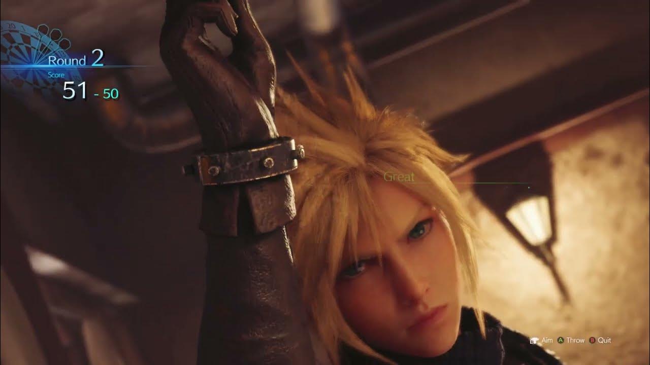 Final Fantasy VII Remake Intergrade Heavenly Dart Player (Darts Minigame) YouTube