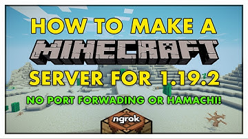 How To Make A Minecraft Server For 1.19.3 - No Port Forwarding or Hamachi