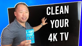 How to Clean a 4K TV Screen the Right Way  iCloth vs. Microfiber | Ed Tchoi