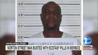 NORTON STREET MAN BUSTED WITH ECSTASY PILLS IN BERBICE