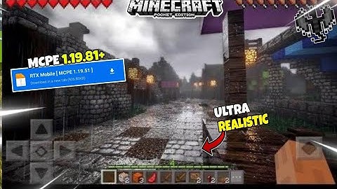 New Rtx Shader😍 For Minecraft Pocket Edition 1.19.80/1.20|| Rtx Shaders For Mcpe 1.19||