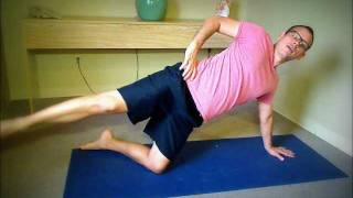 Daily Fitness Minute ... Pilates Leg Circles For The Butt and Sides How To Do Side Leg Circles