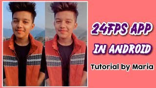 How to add polarr filter in video with (24fps)App in Android! #24fps screenshot 4