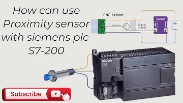 siemens plc s7-200 how can use proximity sensor for on off control
