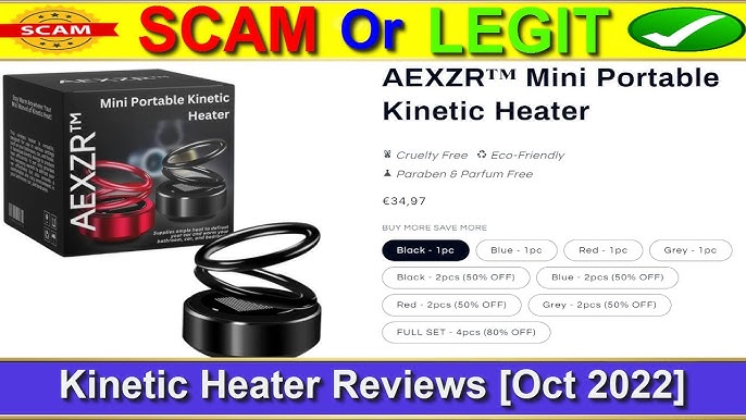 Mini Portable Kinetic Heater Review 2023 - Does It Work? 