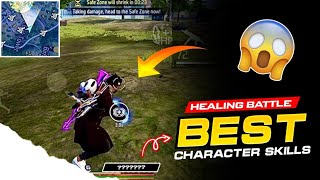 Best Healing Battle Character Skills For BR RANKED 😍 || TIPS & TRICKS || JACK OFFICIAL PK