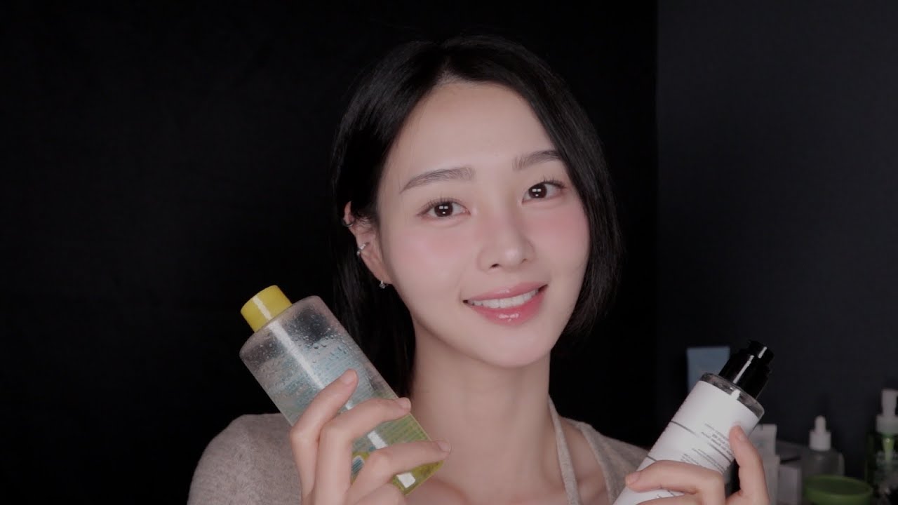 ASMR.No talking From cleansing to skincare, it's a sound for sleeping💤