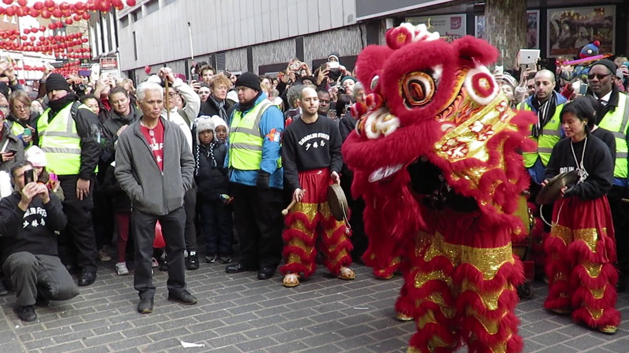 Lion Dance Chinese New Year London 2016 - HD