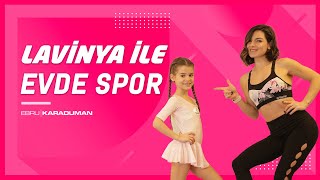 Ebru Karaduman Lavinya Ünlüer Ile Çocuklar Evde Spor Yapıyor