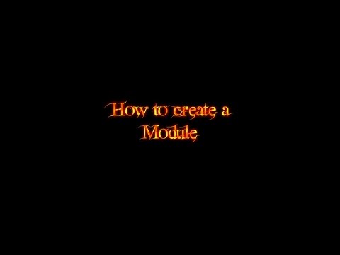 Sword Coast Legends - How to create a new module