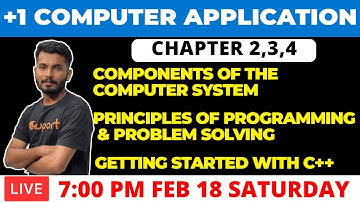 Plus One Model Exam Computer Application Chapter 2, 3 & 4