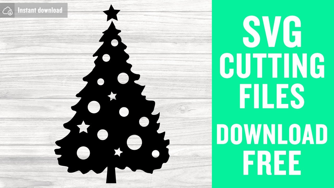 Download Christmas Tree Silhouette SVG Free Cutting Files for ...