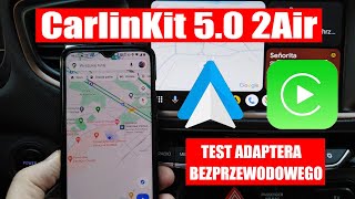 Carlinkit 5.0 2Air - niezawodny bezprzewodowy Android Auto / Apple Car Play |4K