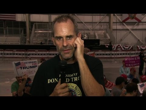 Trump supporter: I salute a cardboard Trump everday