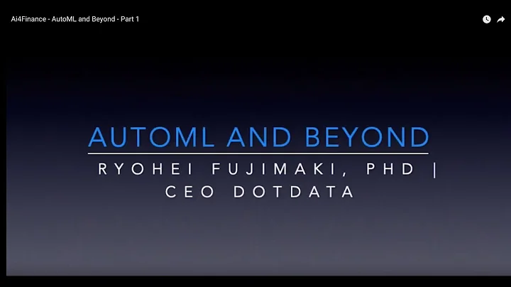 Ai4 Finance: AutoML & Beyond - Part 2