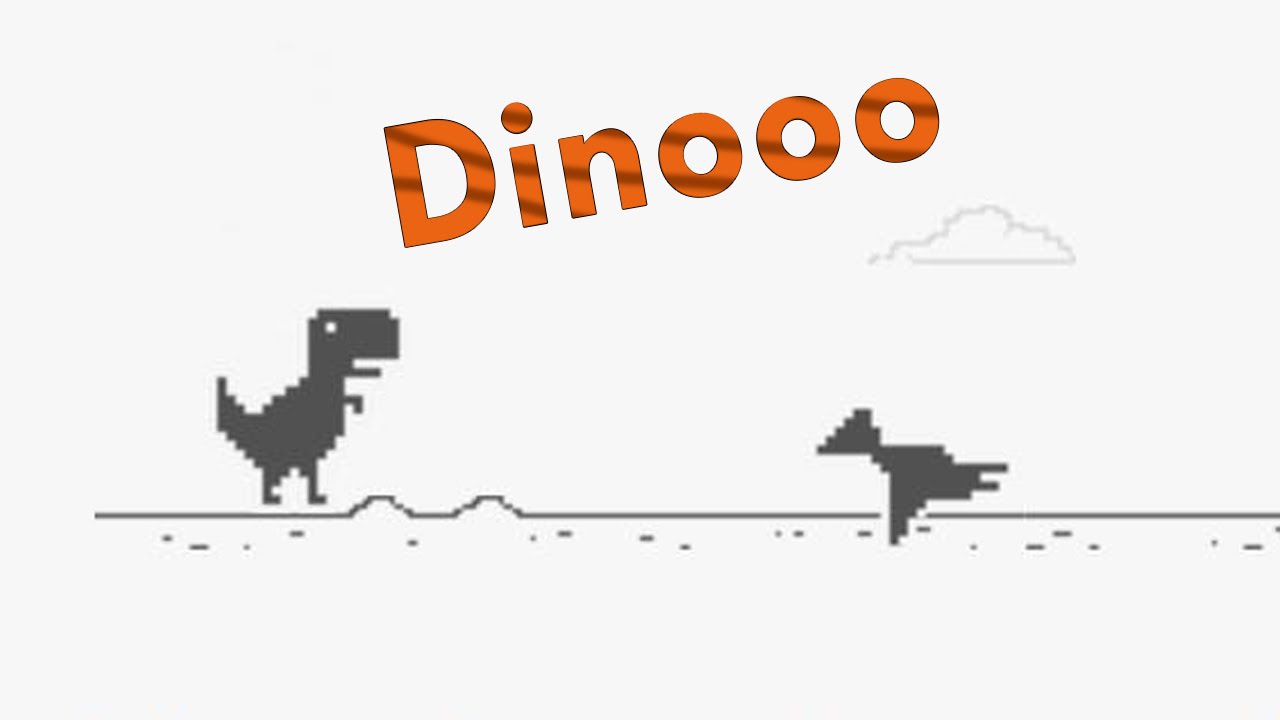 Google Chrome's Browser Game Jumping Dinosaur YouTube