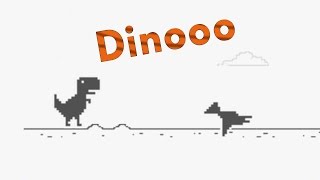 Google Chrome's Browser Game Jumping Dinosaur