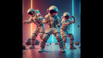 Astronauts Dancing on the Moon: Dance Extravaganza in Zero Gravity