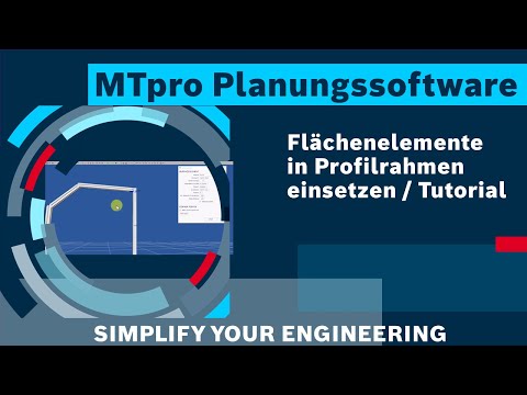 [DE] Bosch Rexroth MTpro Planungssoftware HowTo Video Flchenelemente