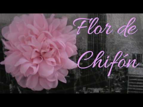 Vídeo: Como Fazer Flores De Chiffon