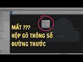 Mất Hộp Gõ Thông Số Đường Thước Trong Optitex | Cách Hiện Guide Line Properties