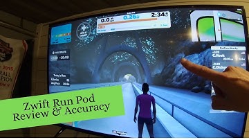 New Zwift Run Pod, review and accuracy Fall 2021