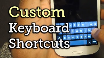 Make a Keyboard Shortcut for Email Addresses & More - Samsung Galaxy S3 [How-To]