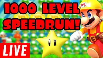 🔴 1000 Level Speedrun Super Mario Maker 2 Part 1