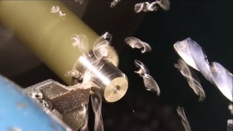 Brass Steam Valve Body made with gang tooling in small cnc lathe