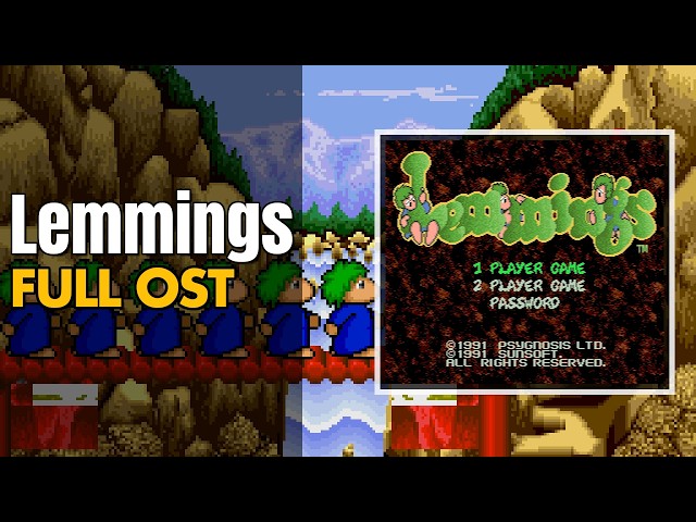 Lemmings (レミングス) [SNES / SFC] | Full OST / Soundtrack - YouTube