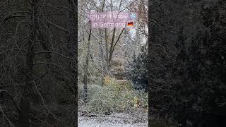 It's snowing in Germany! November 19, 2022