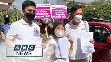 HALALAN2022: Akbayan  urges Comelec to reverse ruling on Marcos disqualification case | ANC