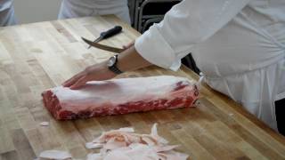 Master Butcher Mark Elia - Beef Striploin into Roast