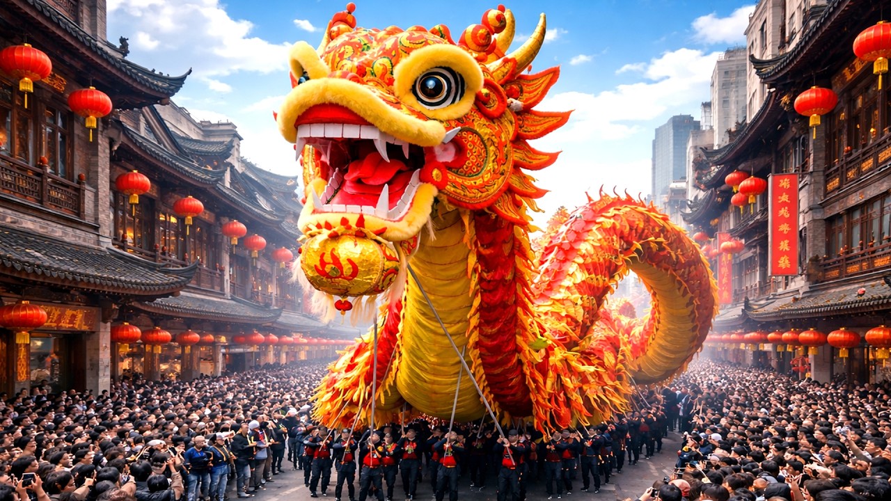 Festival de los Dioses y los Dragones | El desfile chino mas esperado del año (4K)