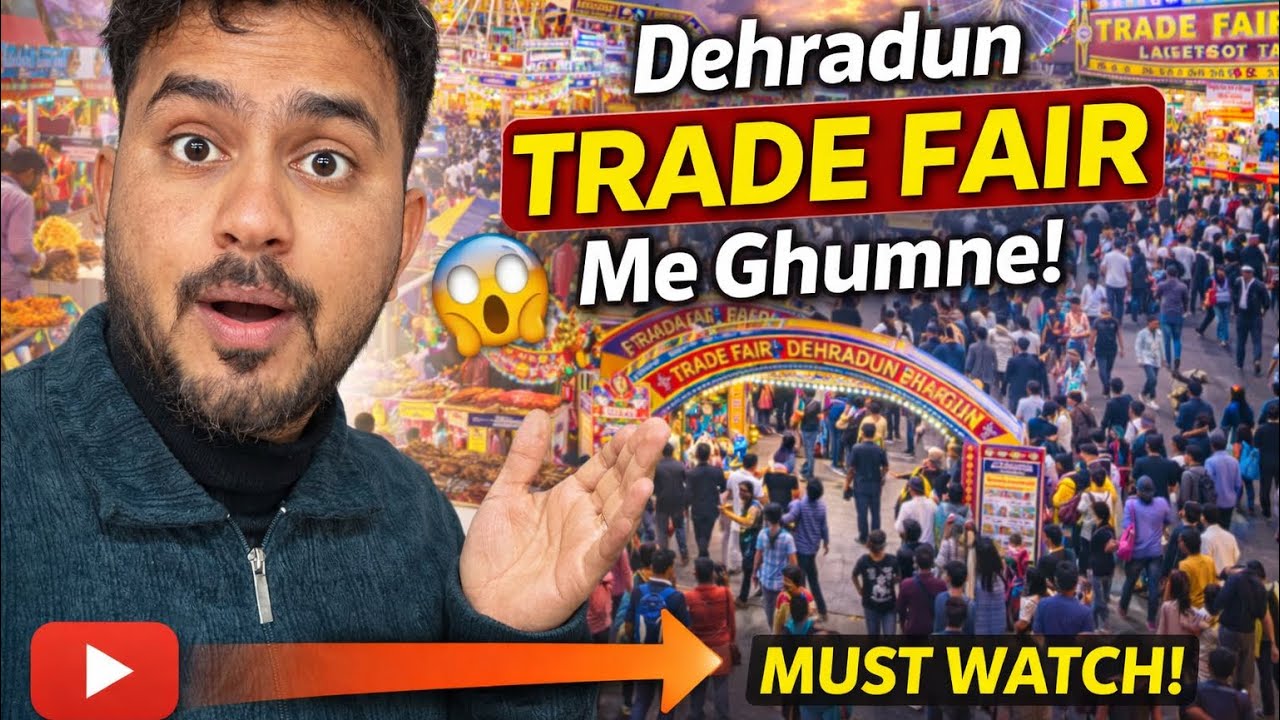 Aaj Gaye Dehradun Trade Fair Mela 😍 | Full Vlog | Food, Shopping & Fun