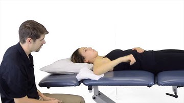 Supine shoulder rotation