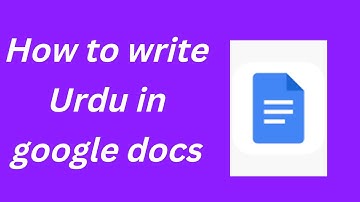 How to write Urdu in google docs |New Tech|