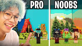 Build Battle 1 Pro Vs 3 Noobs Ga Nyangka Mereka Jago Banget