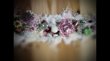 Learn to make a Lacey, Shabby Chic Snippet Roll - January 2023 Etsy Shop Raffle Giveaway