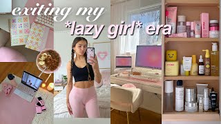 how to exit your LAZY GIRL ERA and enter your *PRODUCTIVE GIRL ERA* 🎧🎀