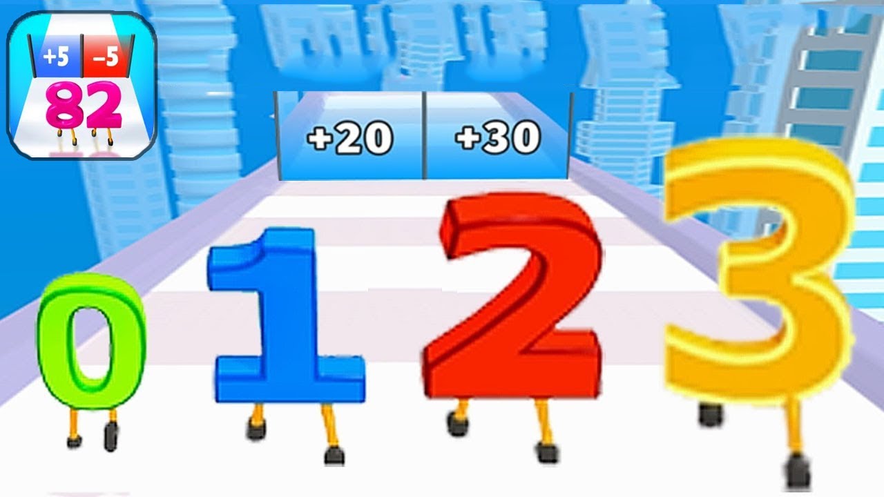 Digit Run 3D NEW UPDATE!! All Levels Gameplay Walkthrough Part 1 - YouTube