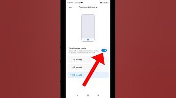 One Handed Mode | How To Use One Handed Mode