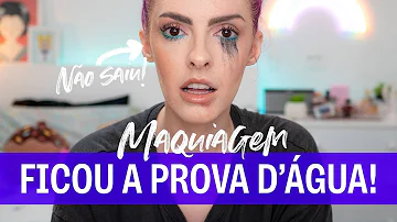 O que é melhor rímel à prova d'água ou não?