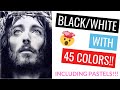 DIAMOND PAINTING UNBOXING: Iconic Jesus in Interesting Black and White