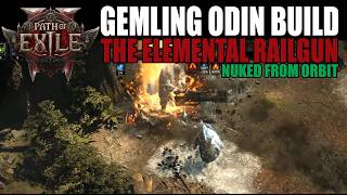 Gemling Elemental Railgun Leveling Build Guide PoE 2 0.5