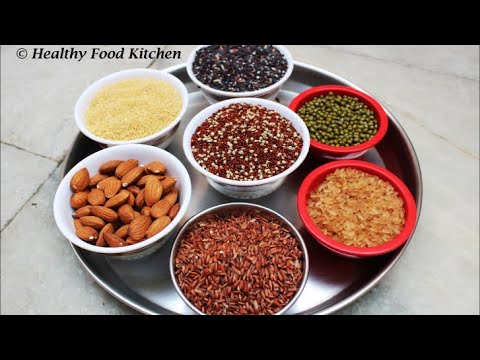 Sathu Maavu Recipe in tamil/Sathumavu Recipes/Health Mix Powder in tamil/Sathu Maavu For Babies