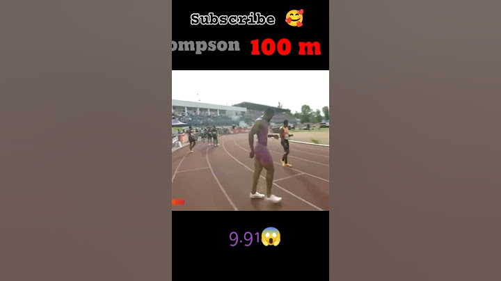 Thompson win 100 m in 9.91 second #athletics #100m #olympics #motivation #sports